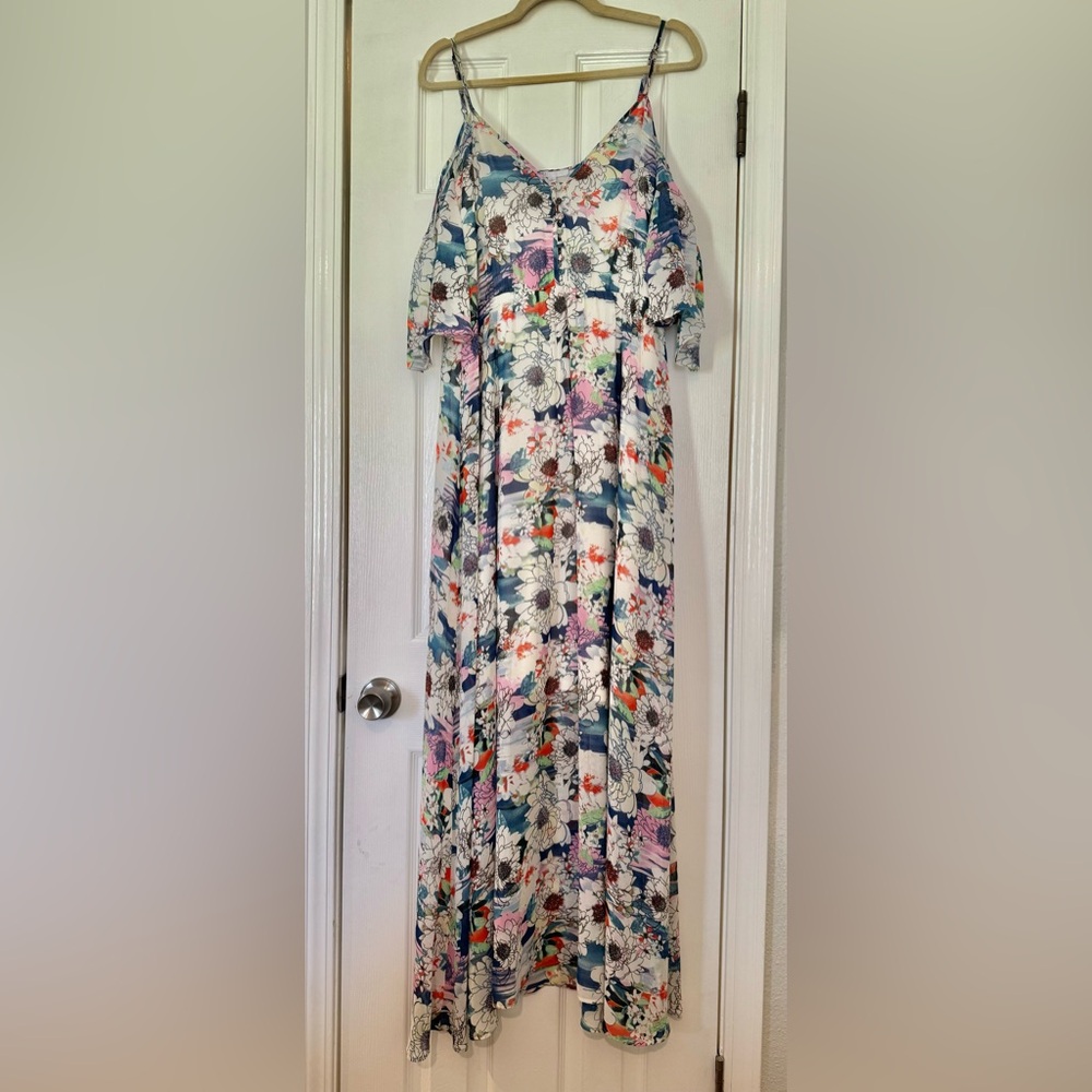 Dr2 Daniel Rainn Patchwork Floral Print Sleeveles… - image 2